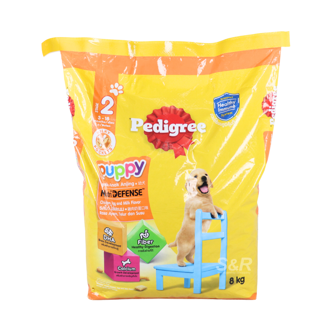 Pedigree Puppy Chicken & Egg 3 to 18 mos Dog Food 8kg